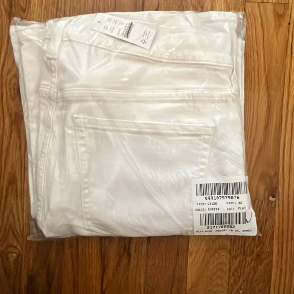 J. Crew Slim Wide White Jeans NWT Size 32